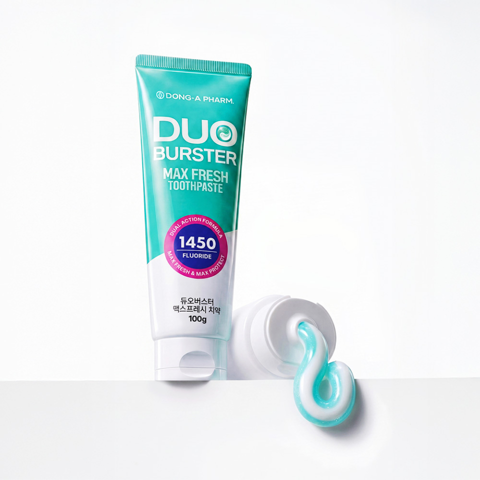 동아제약, ‘듀오버스터 맥스프레시 치약’ 출시